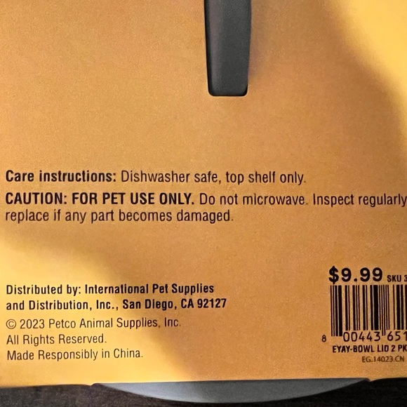 3 for $13 Pet bowl lid set- keep meals fresh NWT - Picture 4 of 4